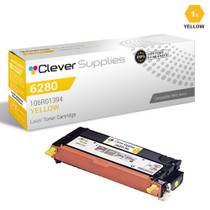 Compatible Xerox 6280 Toner Cartridges Yellow (106R01394)