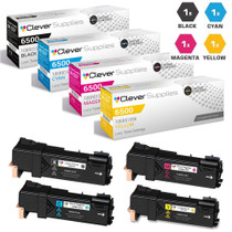 Compatible Xerox 6500 Toner Cartridges 4 Color Set (106R01597, 106R01594, 106R01595, 106R01596)