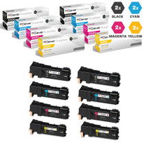 Compatible Xerox 6500 Toner Cartridges 8 Color set (106R01597, 106R01594, 106R01595, 106R01596)