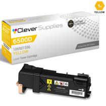 Compatible Xerox Phaser 6500DN  Toner Cartridges Yellow (106R01596)