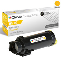 Compatible Xerox 6510 Toner Cartridges Yellow (106R03479)