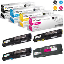Compatible Xerox WorkCentre 6605 Toner Cartridges 4 Color Set (106R02228, 106R02225, 106R02226, 106R02227)