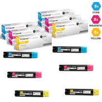 Compatible Xerox 6700 Toner Cartridges 6 Color Set (106R01507, 106R01508, 106R01509)