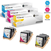 Compatible Xerox 7100 Toner Cartridges 3 Color Set (106R02602, 106R02603, 106R02604)