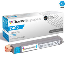 Compatible Xerox 7400 Toner Cartridges Cyan (106R01077)