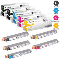 Compatible Xerox 7400 Toner Cartridges 5 Color Set (106R01080, 106R01077, 106R01078, 106R01079)