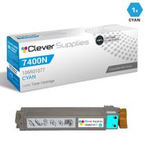 Compatible Xerox Phaser 7400N  Toner Cartridges Cyan (106R01077)