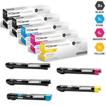 Compatible Xerox 7750 Toner Cartridges 5 Color Set (106R01439, 106R01433, 106R01434, 106R01435)