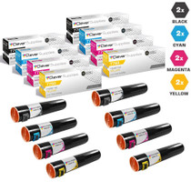 Compatible Xerox 7760 Toner Cartridges 8 Color set (106R01163, 106R01160, 106R01161, 106R01162)