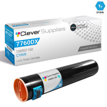 Compatible Xerox Phaser 7760DX  Toner Cartridges Cyan (106R01160)