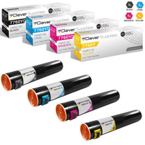 Compatible Xerox Phaser 7760YDN  Toner Cartridges 4 Color Set (106R01163, 106R01160, 106R01161, 106R01162)