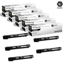 Compatible Xerox 7800 Toner Cartridges Black 5 Pack (106R01569)