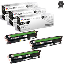 Compatible Xerox 6600 Drum Cartridges Black 3 Pack (108R01121)