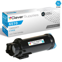 Compatible Xerox 6510 Toner Cartridges Cyan (106R03690)