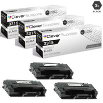 Compatible Xerox 3315 Toner Cartridges Black 3 Pack (106R2311)