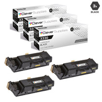 Compatible Xerox 3330 Toner Cartridges Black 3 Pack (106R03624)