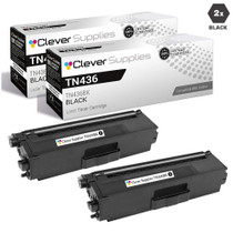 Compatible Brother TN436 Toner Cartridge 2 Black (TN436BK)