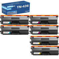 Compatible Brother TN436 Toner Cartridge 6 Color set (TN436C, TN436M, TN436Y)