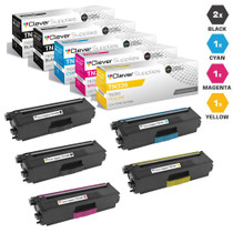 Compatible Brother TN-336 Toner Cartridge 5 Color Set (TN336BK, TN336C, TN336M, TN336Y)