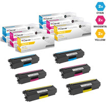 Compatible Brother TN315 Toner Cartridge 6 Color Set (TN315C, TN315M, TN315Y)