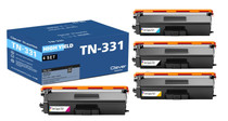 Compatible Brother HL-L8250CDN Toner Cartridge 4 Color Set (TN331BK, TN331C, TN331M, TN331Y)