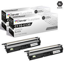 Compatible Okidata C110 Toner Cartridge 2 Black (44250716)