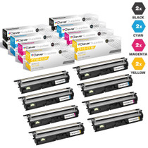 Compatible Okidata C110 Toner Cartridge 8 Color Set (44250716, 44250715, 44250714, 44250713)