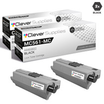Compatible Okidata C530DN Toner Cartridge 2 Black (44469802)