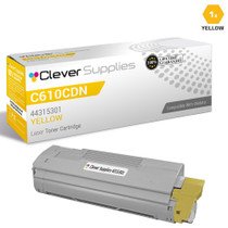 Compatible Okidata C610cdn Toner Cartridge Yellow (44315301)