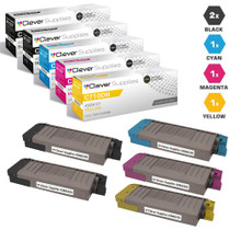 Compatible Okidata C710dn Toner Cartridge 5 Color Set (43866104, 43866103, 43866102, 43866101)