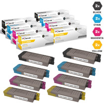 Compatible Okidata C710dn Toner Cartridge 8 Color Set (43866104, 43866103, 43866102, 43866101)
