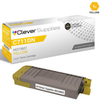 Compatible Okidata C711dn Toner Cartridge Yellow (44318601)
