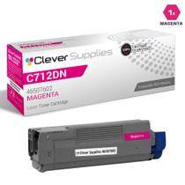 Compatible Okidata C712dn Toner Cartridge Magenta (46507602)