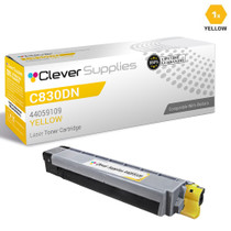 Compatible Okidata C830dn Toner Cartridge Yellow (44059109)