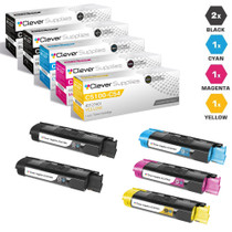 Compatible Okidata C5100n Toner Cartridge 5 Color Set (42127404, 42127403, 42127402, 42127401)