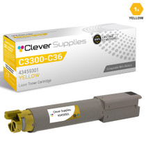 Compatible Okidata C3300 Toner Cartridge Yellow (43459301)