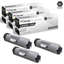 Compatible Okidata C6000dn Toner Cartridge 3 Black (43324469)