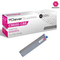 Compatible Okidata C8600 Toner Cartridge Magenta (43487734)