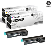 Compatible Okidata B420 Toner Cartridge 2 Black (43979201)
