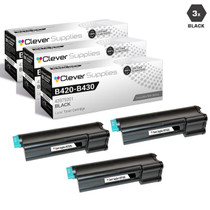 Compatible Okidata B420 Toner Cartridge 3 Black (43979201)