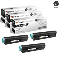 Compatible Okidata B4300 Toner Cartridge 3 Black (42102901)