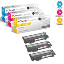 Compatible Samsung CLT-404S Toner Cartridge 3 Color Set (CLT-C404S, CLT-M404S, CLT-Y404S)
