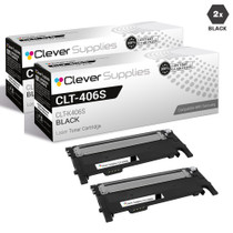Compatible Samsung CLT-406S Toner Cartridge 2 Black (CLT-K406S)