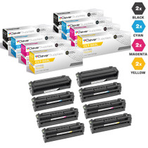 Compatible Samsung CLT-503L Toner Cartridge 8 Color Set (CLT-K503L, CLT-C503L, CLT-M503L, CLT-Y503L)