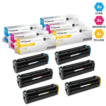 Compatible Samsung CLT-505L Toner Cartridge 6 Color Set (CLT-C505L, CLT-M505L, CLT-Y505L)