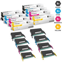 Compatible Samsung CLT-508S Toner Cartridge 8 Color Set (CLT-K508S, CLT-C508S, CLT-M508S, CLT-Y508S)