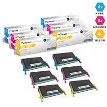 Compatible Samsung CLT-508S Toner Cartridge 6 Color Set (CLT-C508S, CLT-M508S, CLT-Y508S)