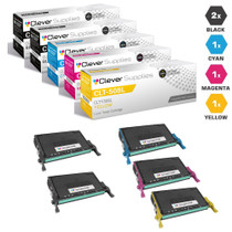 Compatible Samsung CLT-508L Toner Cartridge 5 Color Set (CLT-K508L, CLT-C508L, CLT-M508L)