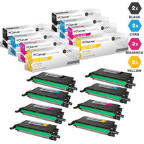 Compatible Samsung CLT-609S Toner Cartridge 8 Color Set (CLT-K609S, CLT-C609S, CLT-M609S, CLT-Y609S)