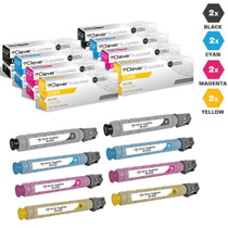 Compatible Ricoh C305 Toner Cartridge 8 Color Set (841621, 841591, 841592, 841593)